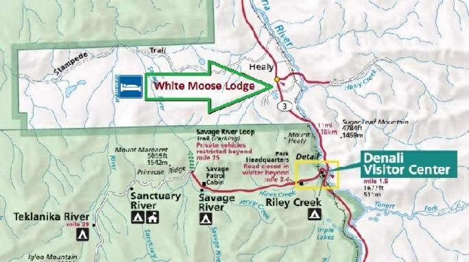 White Moose Lodge 希利 外观 照片